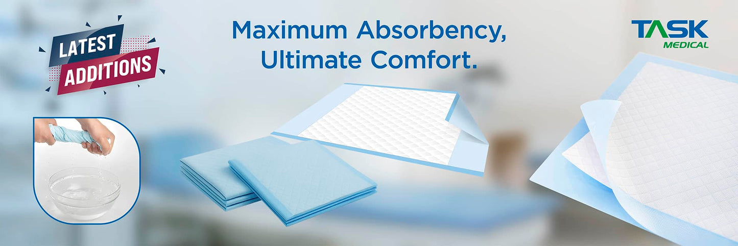 maximum absorbency and comfort