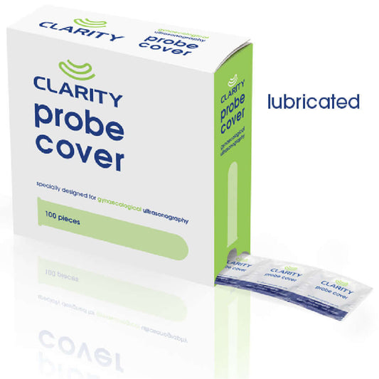 CLARITY PROBE COVERS FOR TRANSVAGINAL ULTRASOUND - BOX OF 100