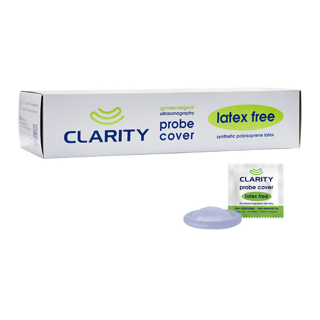 CLARITY LATEX FREE PROBE COVERS – BOX OF 100