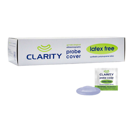 CLARITY LATEX FREE PROBE COVERS – BOX OF 100