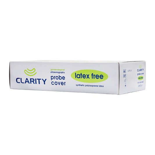 CLARITY LATEX FREE PROBE COVERS – BOX OF 100