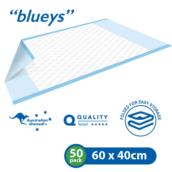 TASK MEDICAL UNDERPADS BLUEYS ECONOMY