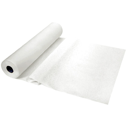 TASK BED SHEET ROLL NON PERFORATED WHITE (55CM X 80M) - CARTON OF 6