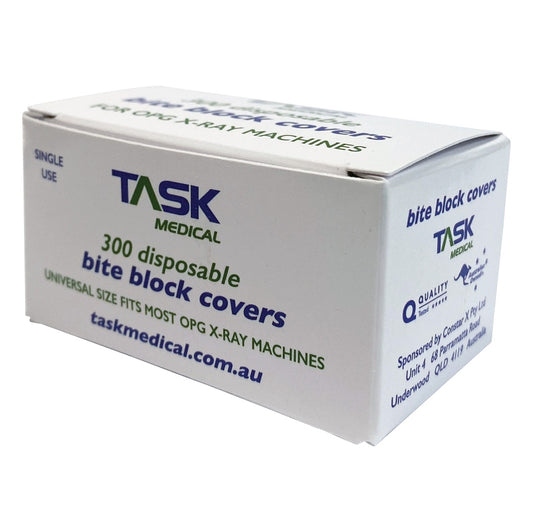 TASK DISPOSABLE OPG BITE BLOCK COVERS - BOX OF 300