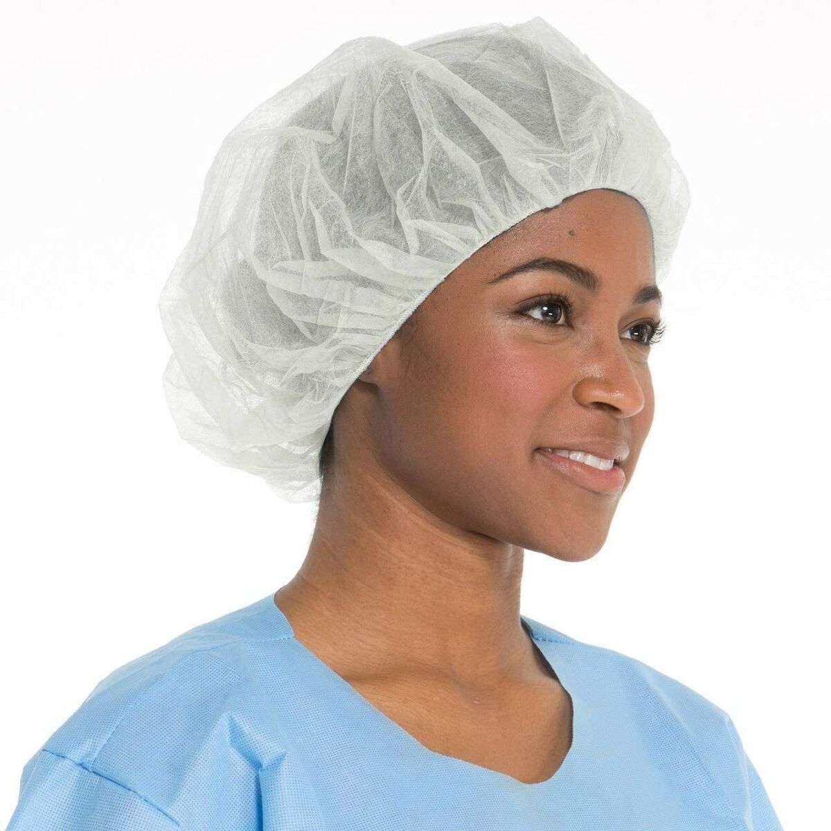 TASK NON-WOVEN DISPOSABLE BOUFFANT CAPS 21" 18GSM
