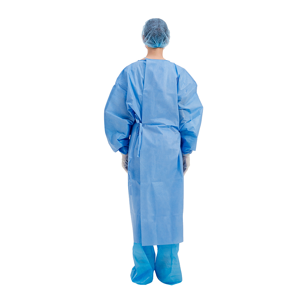 TASK SMS BLUE ISOLATION GOWN 25GSM - CARTON OF 50