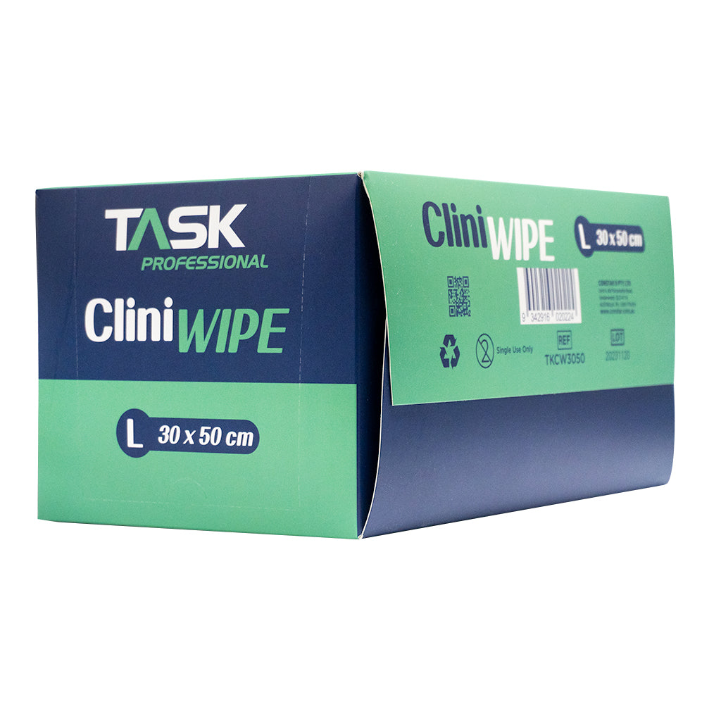 TASK PROFESSIONAL CLINI MUTIPURPOSE WIPES - BOX OF 100