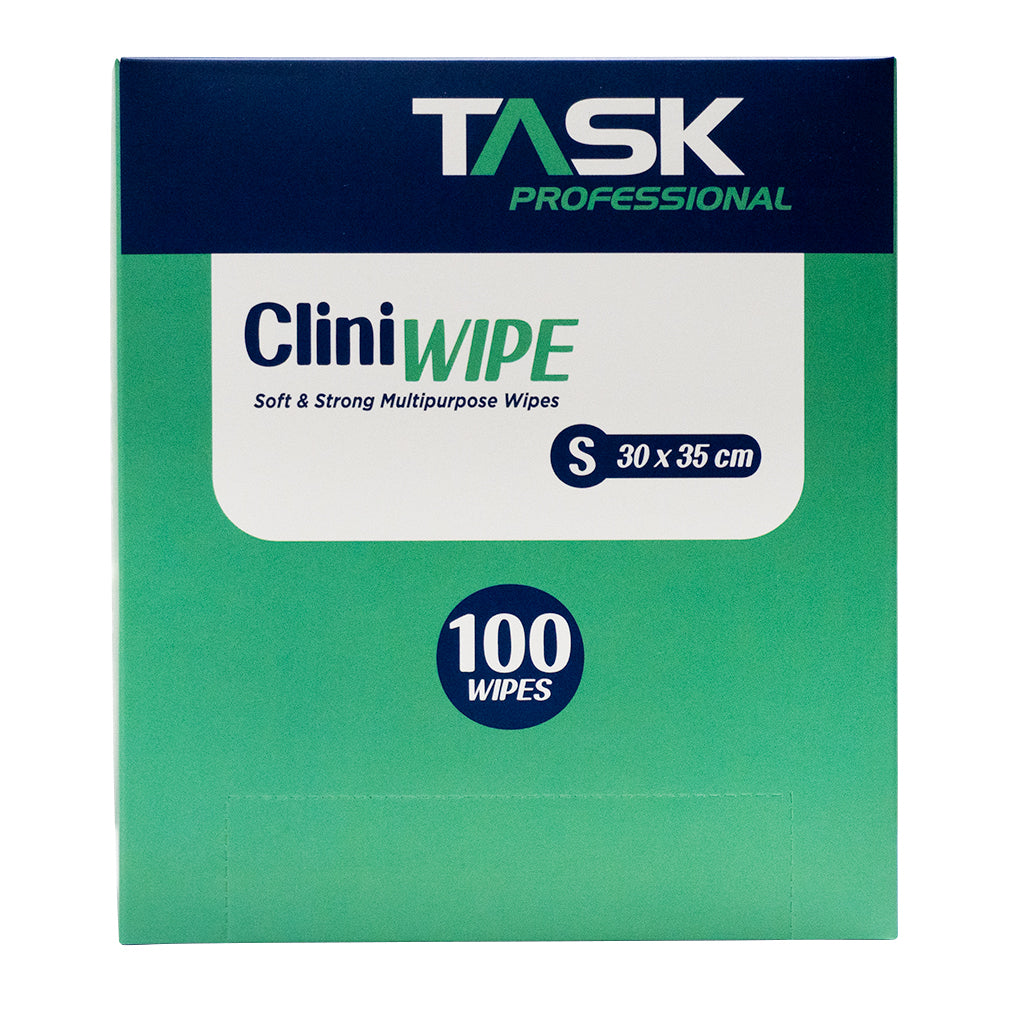 TASK PROFESSIONAL CLINI MUTIPURPOSE WIPES - BOX OF 100