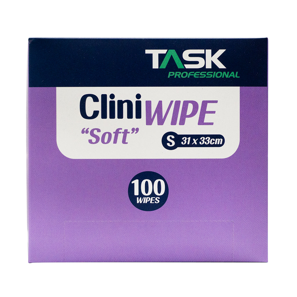 TASK PROFESSIONAL CLINI MUTIPURPOSE WIPES - BOX OF 100