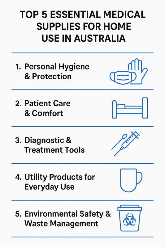 Top 5 Essential Medical Supplies for Home Use in Australia