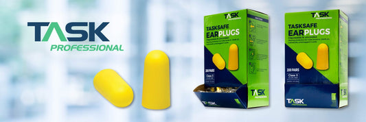 TASK SAFE DISPOSABLE & UNCORDED EAR PLUGS - BOX OF 200