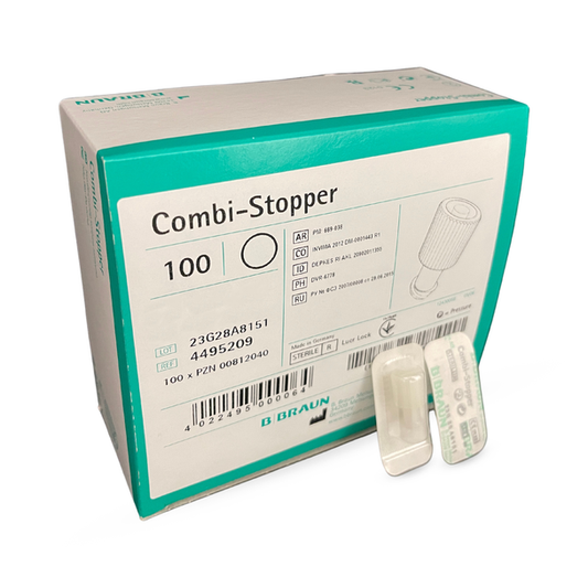 COMBI-STOPPER LUER LOCK WHITE (4495209) - BOX OF 100