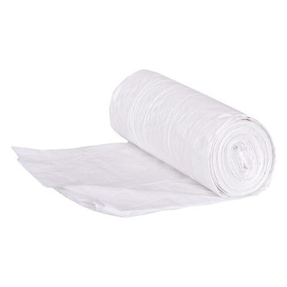 ELKA 36LTR WHITE BIN LINER/GARBAGE BAGS DEGRADABLE ROLL - 50