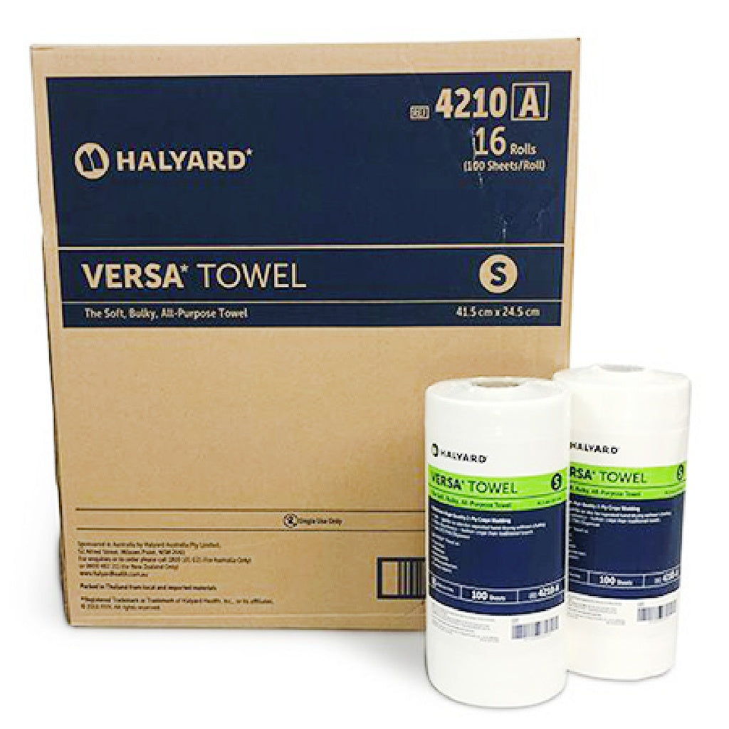 HALYARD 4210 PERFORATED VERSA TOWEL - (24.5 X 41.5) - SMALL - CARTON OF 16