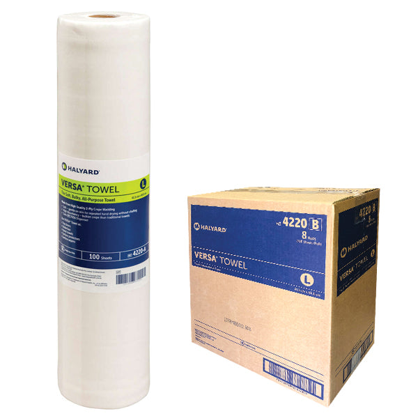 HALYARD 4220 PERFORATED VERSA TOWEL LARGE (49CM X 41.5CM) - CARTON OF 8