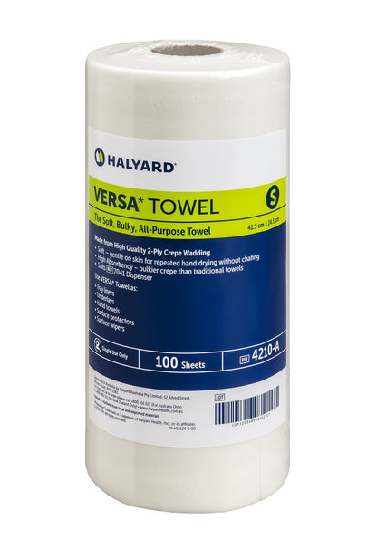 HALYARD 4210 PERFORATED VERSA TOWEL - (24.5 X 41.5) - SMALL - CARTON OF 16