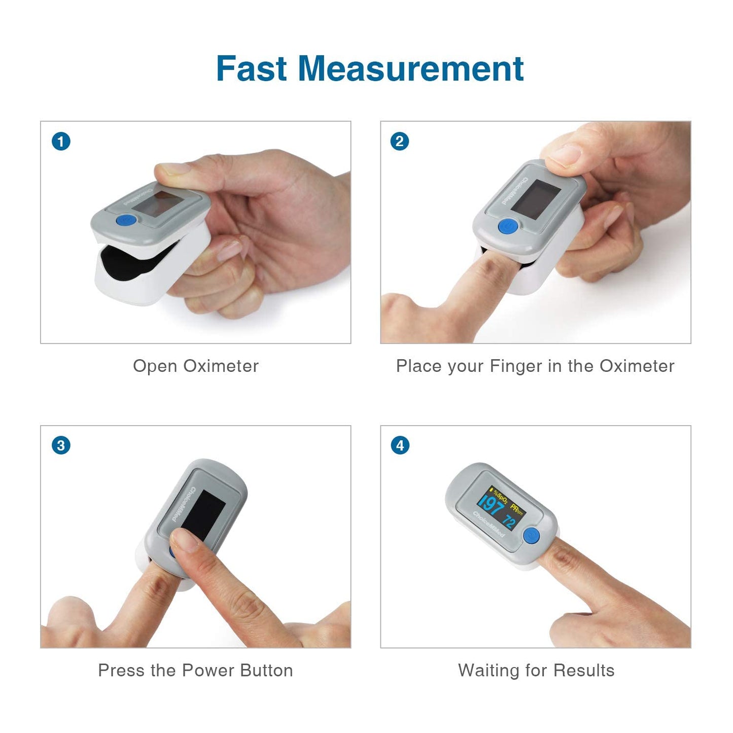 CHOICE MED FINGER TIP PULSE OXIMETER