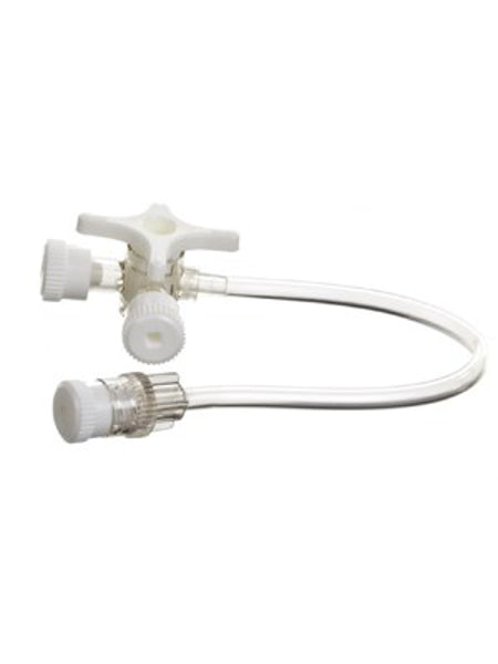 BD STOPCOCK 3 WAY + 10CM TUBE (394995) - BOX OF 50