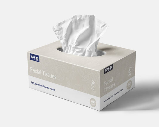 TASK PROFESSIONAL FACIAL TISSUES – CARTON OF 30