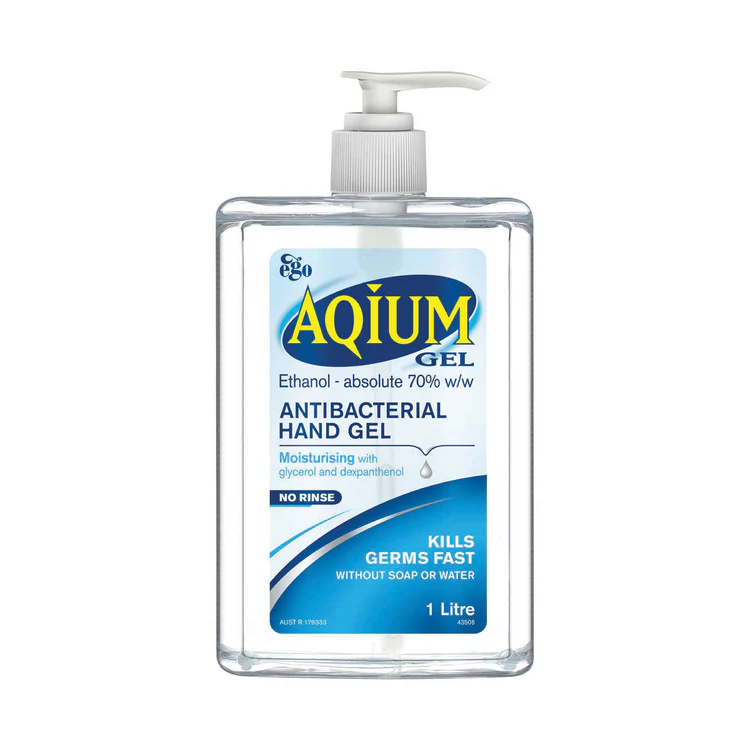 AQIUM HAND SANITISER GEL PUMP