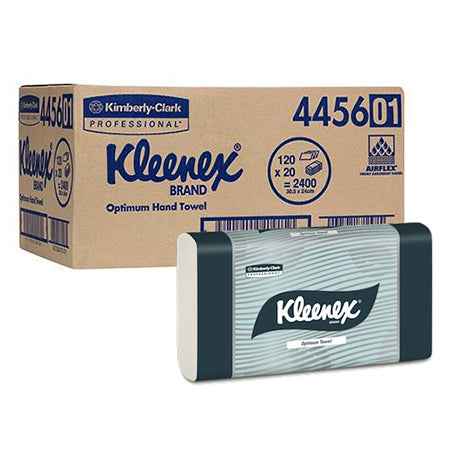 KIMBERLY-CLARK KLEENEX OPTIMUM ULTRASLIM HAND TOWEL 4456 (30.5cm x 24cm) - 2400 SHEETS
